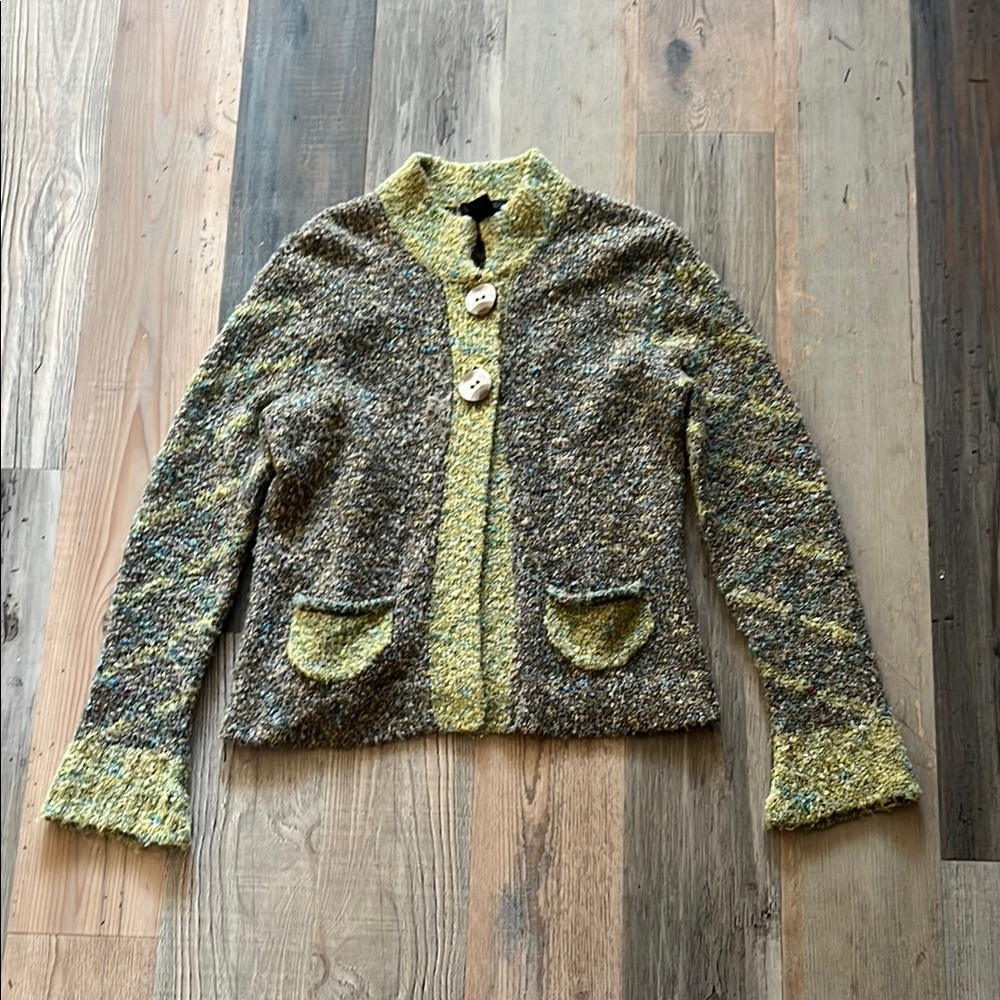 Nomadic Traders Green Boho Women's Sweater Size: Small (S) View 4